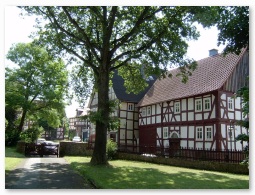 Blick von der ev. Kirche zum Hofstadtplatz